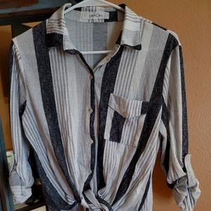 Eden & Olivia striped blouse